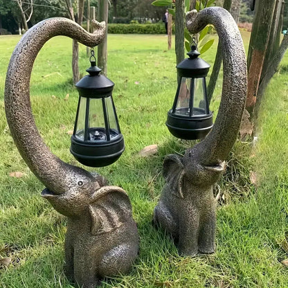Lampe Extérieure Solaire - Charme d'Éléphant | Jumbo -  |   Delvanie