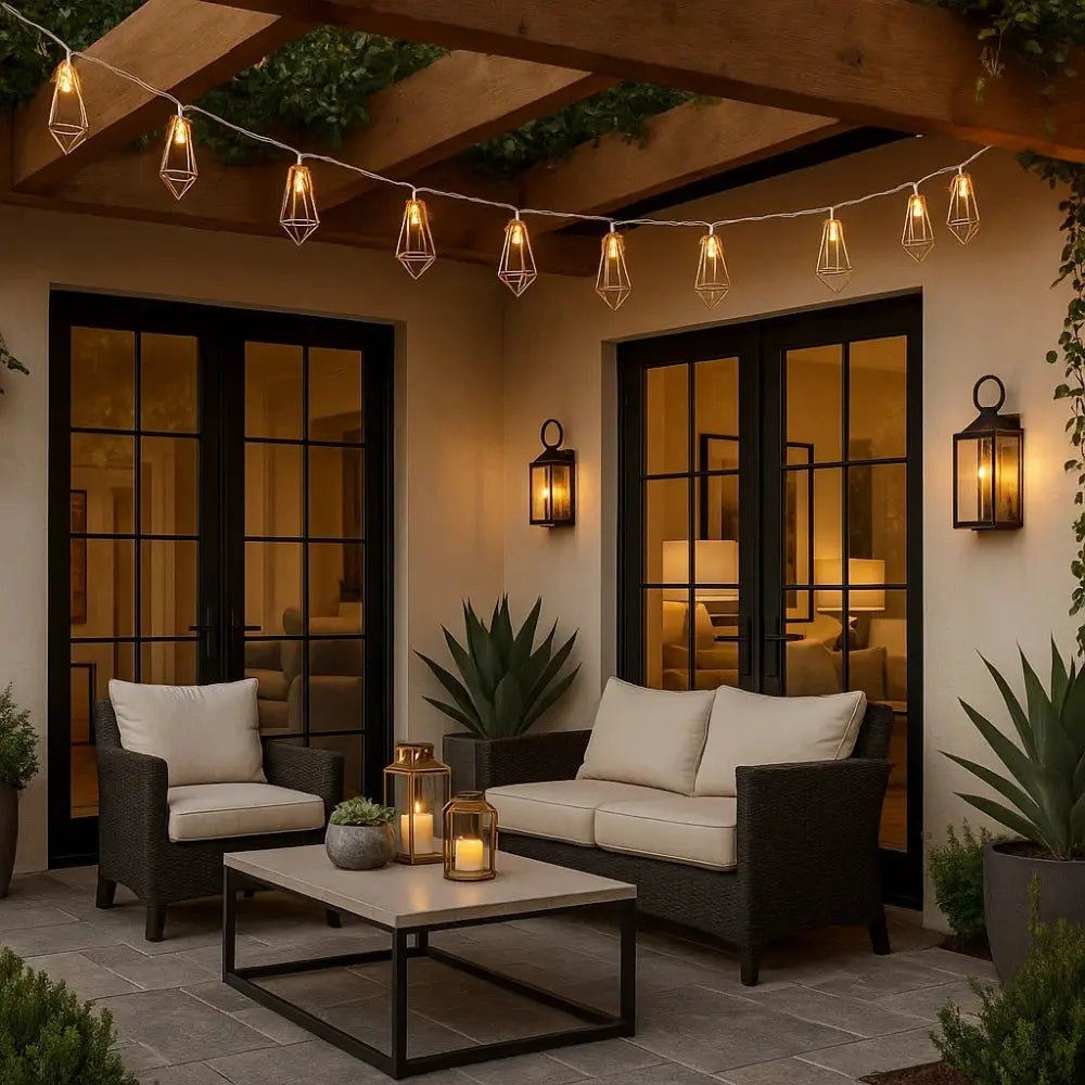 Guirlande Lumineuse - Géométrie Cuivrée | Elvoria -  |   Delvanie