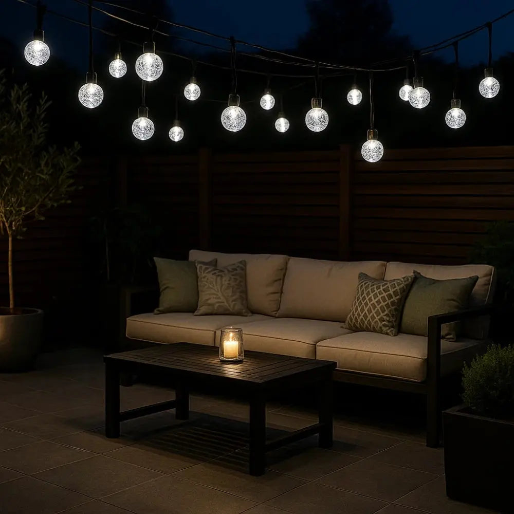 Guirlande Lumineuse Extérieur Solaire - Lueurs Festives Bohèmes | Lunavia -  |   Delvanie