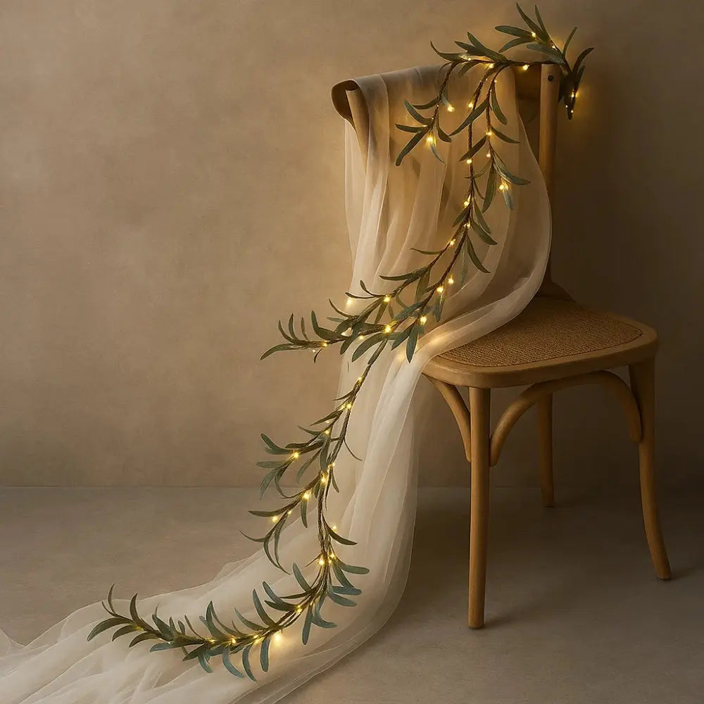 Guirlande Lumineuse - Branche d'olivier | Enchanted -  |   Delvanie