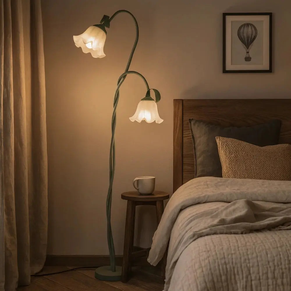Lampadaire Fleur - Bouquet Calla Lumineux | Florélys -  |   Delvanie