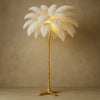 Lampadaire Plume - Plumes d'Autruche Opulentes | Ostrélys -  |   Delvanie