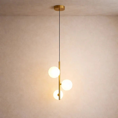 Lampe À Suspension - Sphères Laiton Nocturne | Zoréa