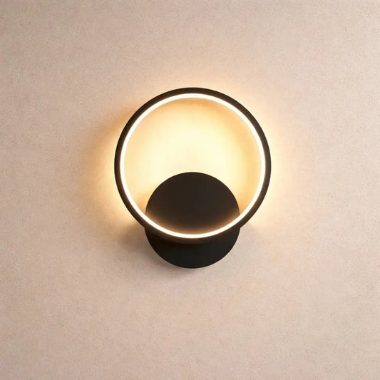 Lampe Applique Murale - Halo Bicolore Sculpté | Obscura -  |   Delvanie