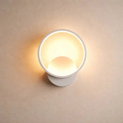 Lampe Applique Murale - Halo Bicolore Sculpté | Obscura -  |   Delvanie