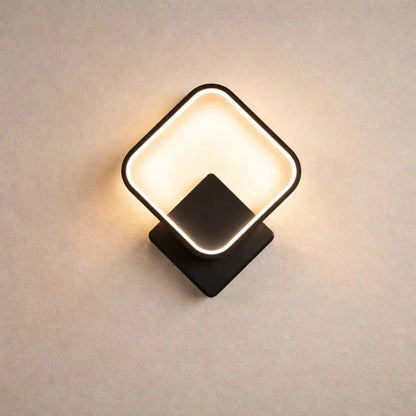 Lampe Applique Murale - Halo Bicolore Sculpté | Obscura -  |   Delvanie