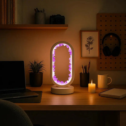 Lampe Cristal - Sérénité Améthyste | Auralight -  |   Delvanie