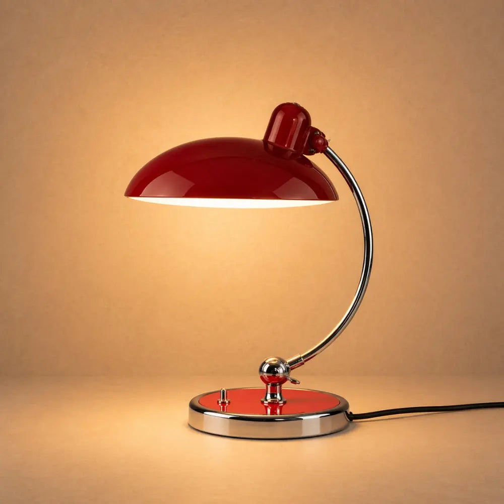 Lampe De Bureau Vintage - Dôme Rétro Courbé | Valdsen -  Lampe Delvanie