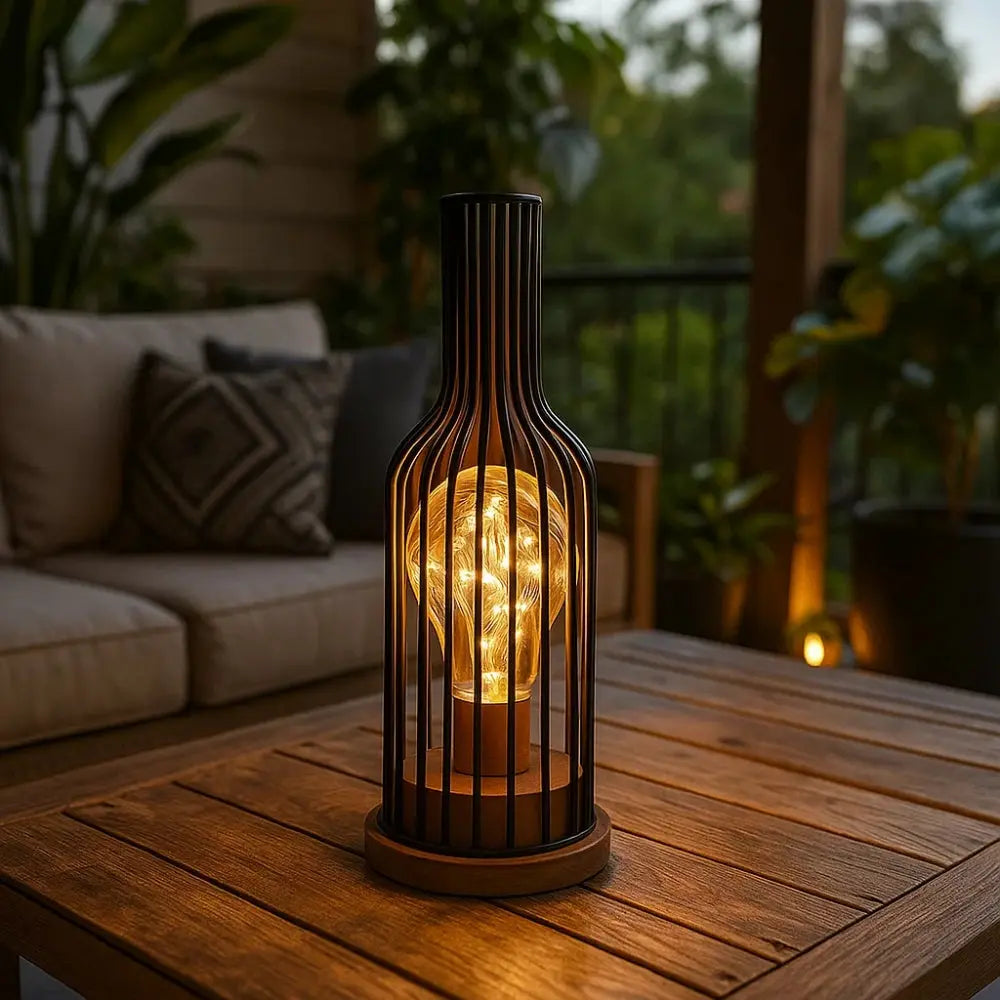 Lampe Fer Forgé - La Lumière Sauvage | Aeronis -  |   Delvanie