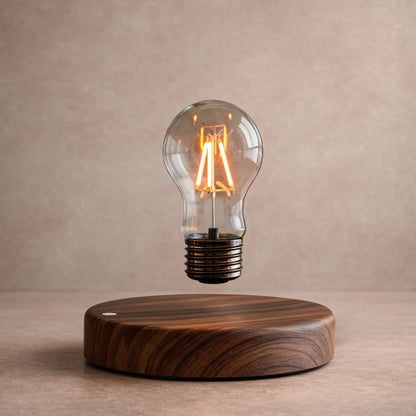 Lampe Led de Table - Lévitation Edison Enchantée | Levorya - Cercle |   Delvanie