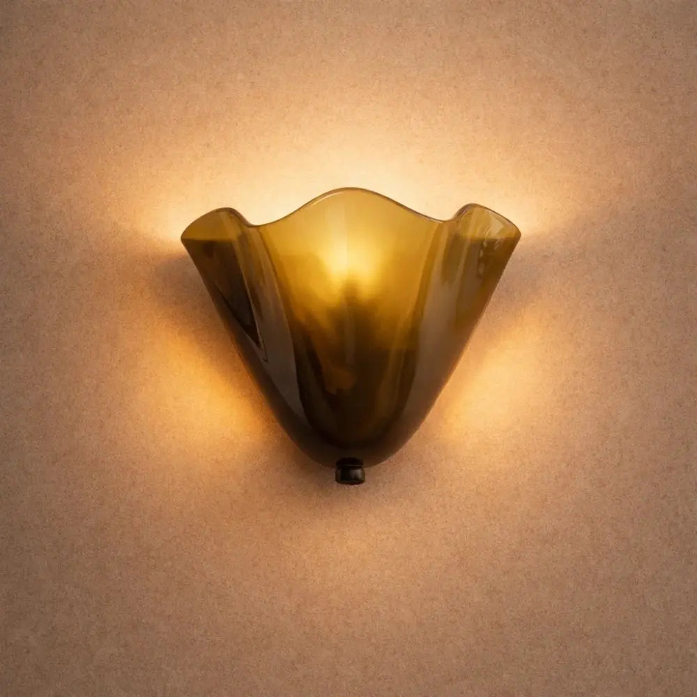 Lampe Murale Interieur - Verre Ondoyé | Ambrelia -  |   Delvanie