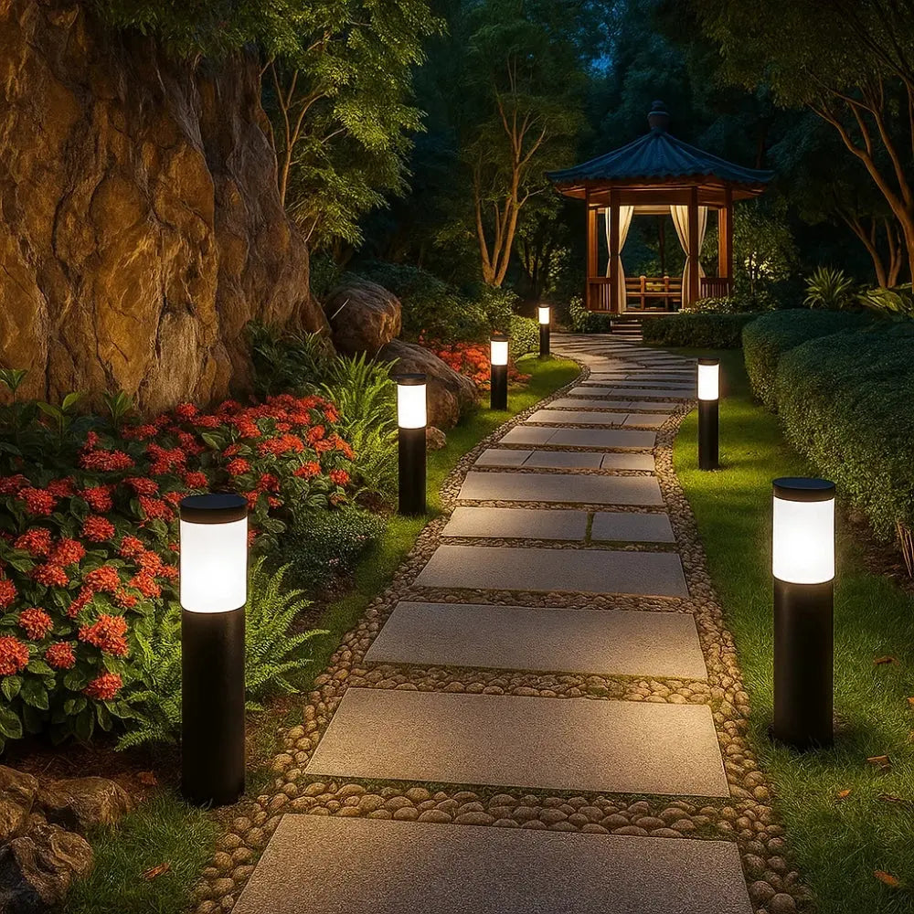 Lampe Solaire Extérieur - Éclat Naturel | SunPath -  |   Delvanie