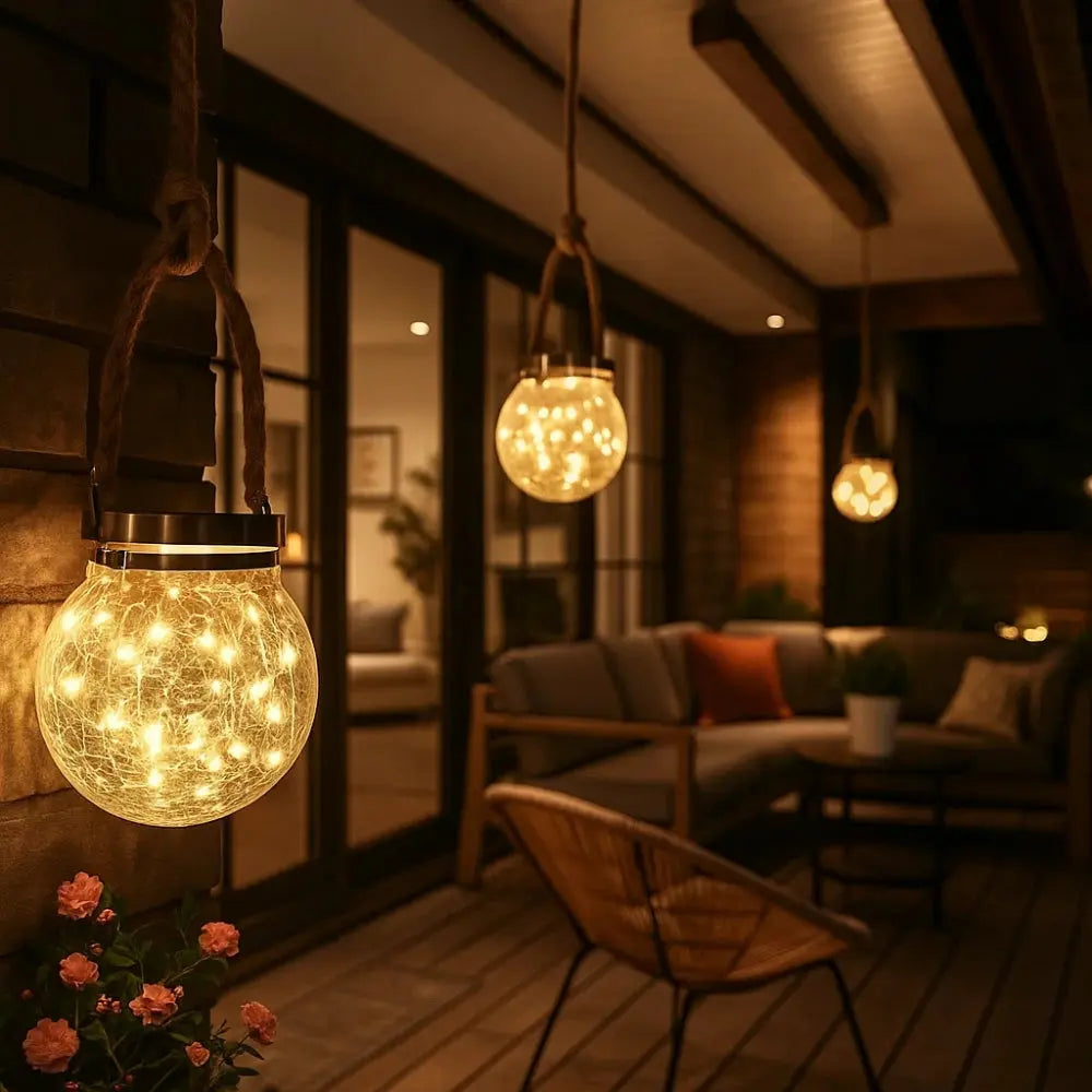 Lampe Solaire Extérieur - Lueur Enchantée | SolarGlow -  |   Delvanie