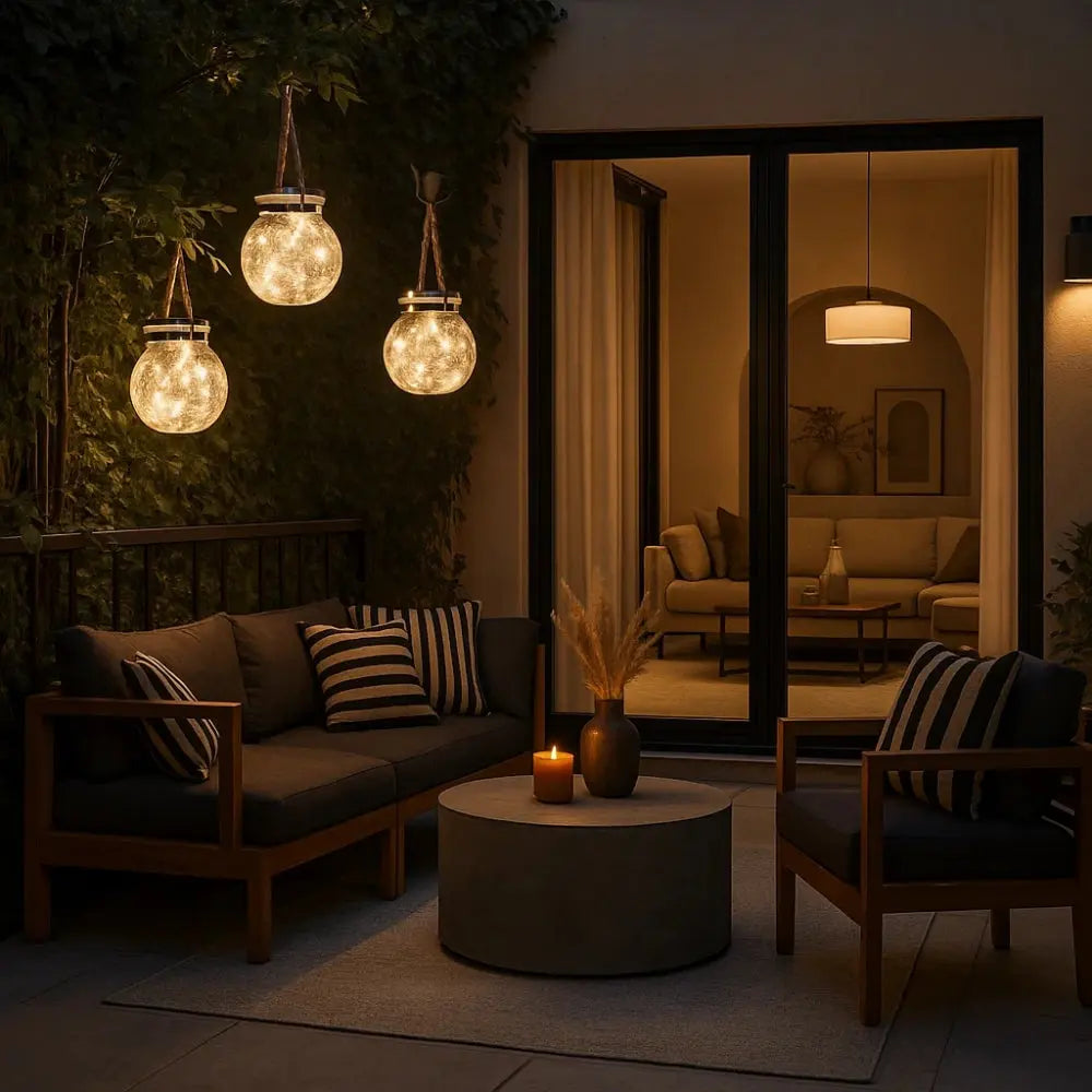 Lampe Solaire Extérieur - Lueur Enchantée | SolarGlow -  |   Delvanie