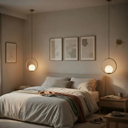 Lampe Suspension - Orbes Graphiques Épure | Noryxen -  |   Delvanie