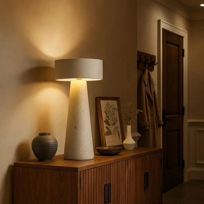 Lampe Travertin - Sculpture Antique | Travera -  |   Delvanie