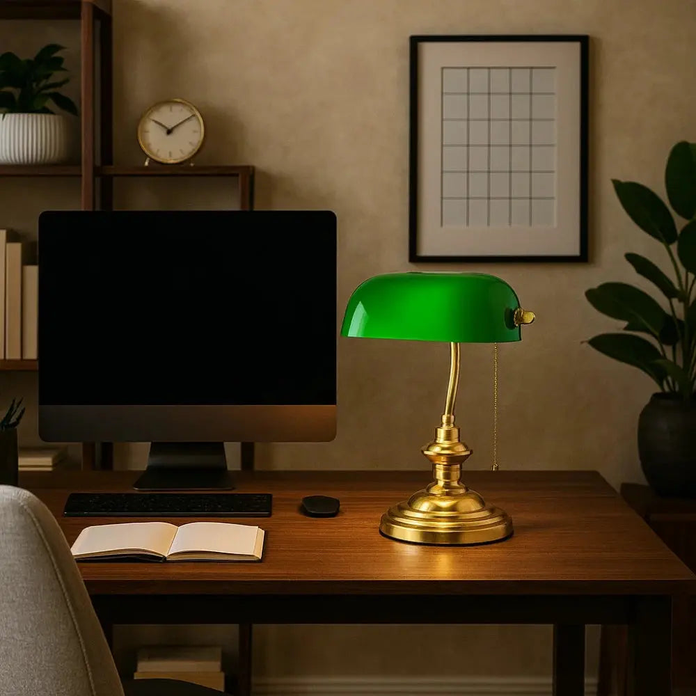 Lampe de Bureau - Ambiance Luxueuse | Emeraude -  |   Delvanie