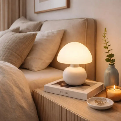 Lampe de Chevet Champignon - Halo Velouté | Lumisca -  |   Delvanie