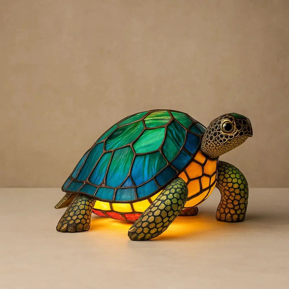 Lampe de Chevet Enfant - Esprit Sauvage | Elvoria - Tortue |   Delvanie