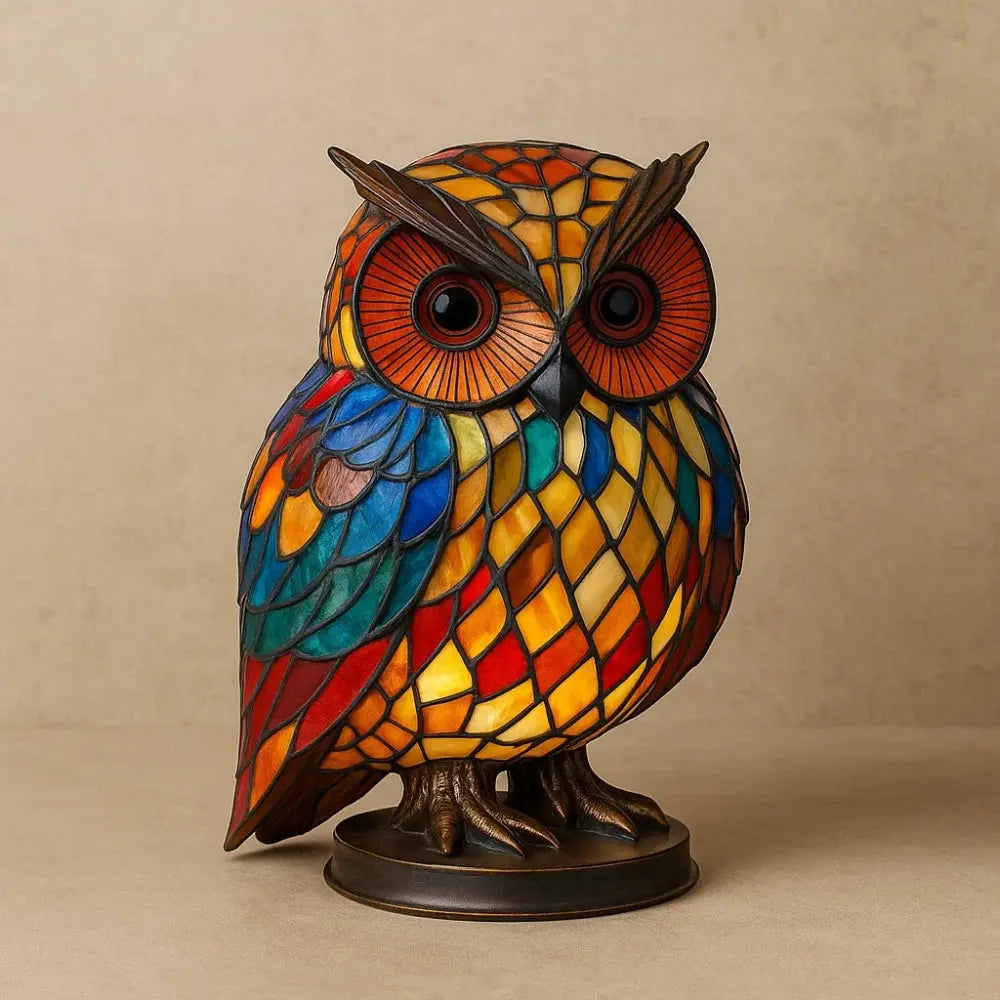 Lampe de Chevet Enfant - Esprit Sauvage | Elvoria - Hiboux |   Delvanie