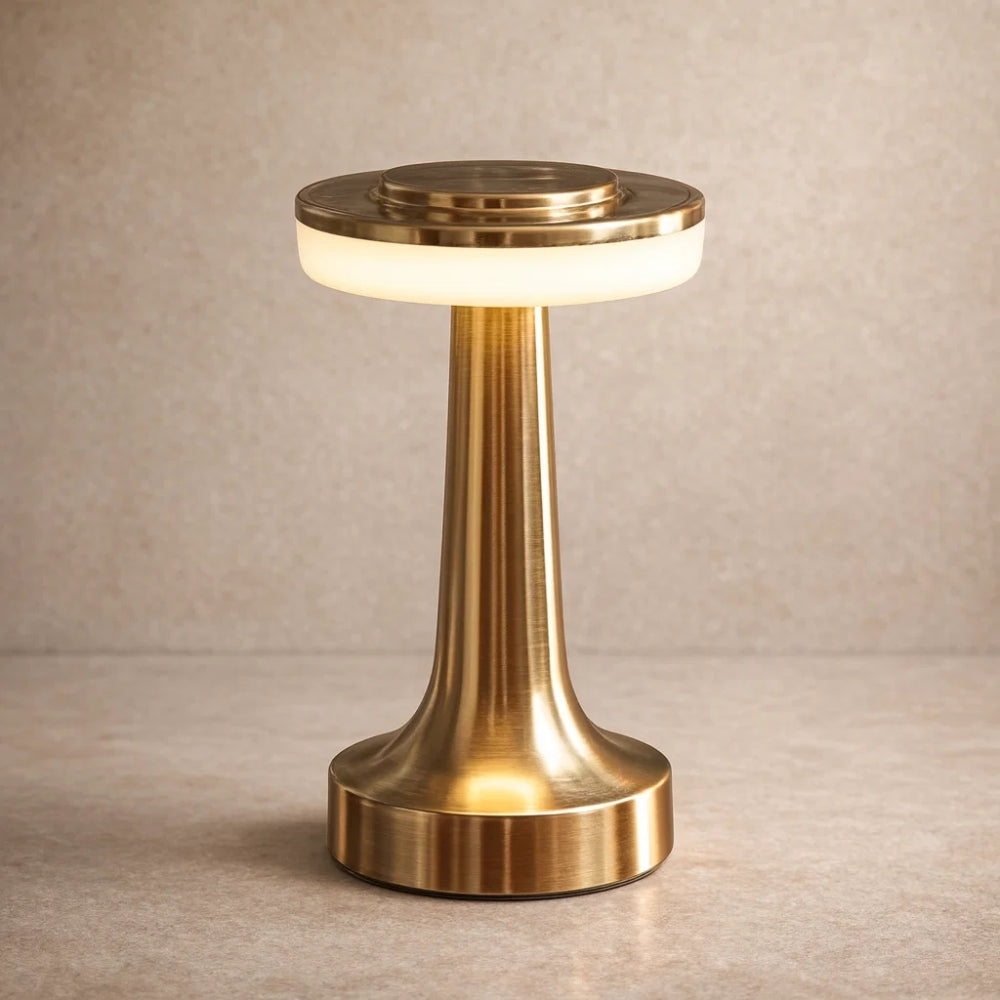 Lampe de Table LED - Halo Tactile Moderne | Lunarya -  |   Delvanie