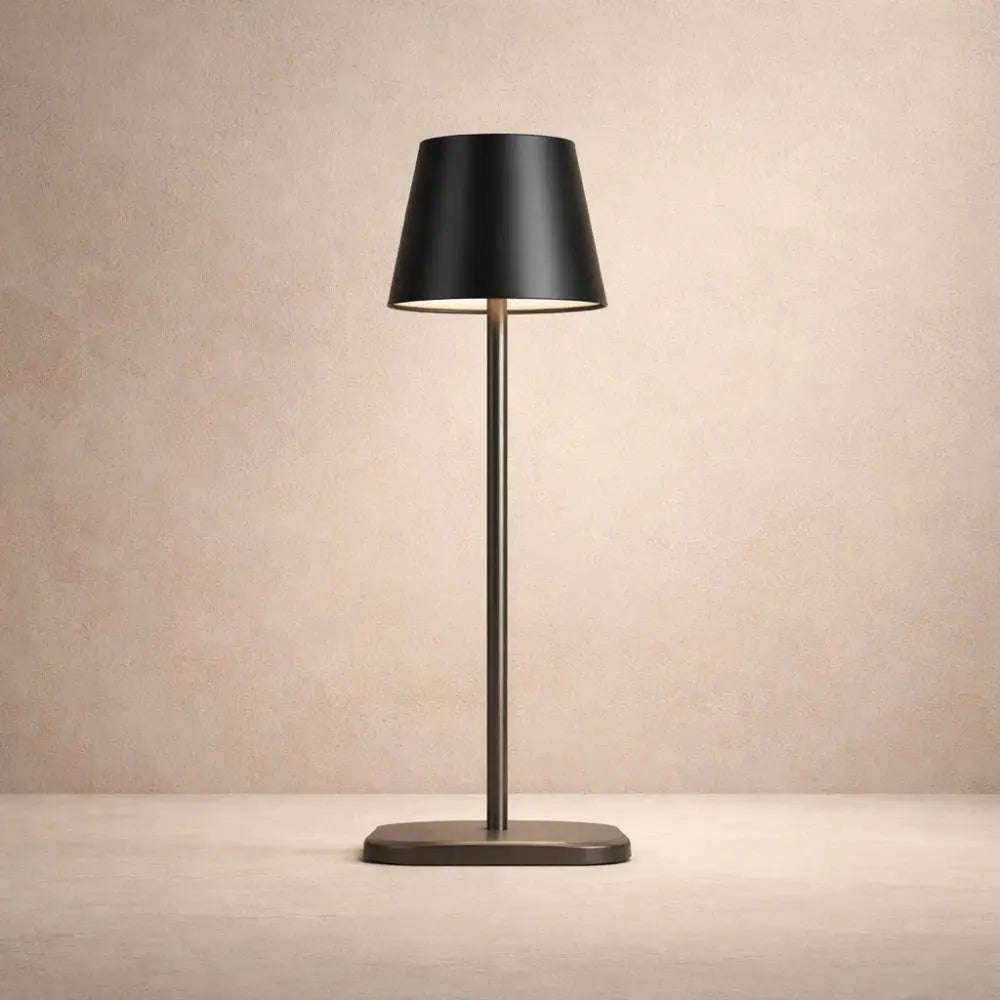 Lampe de Table LED Sans Fil - Élégance Japandi Discrète | Lysora -  |   Delvanie