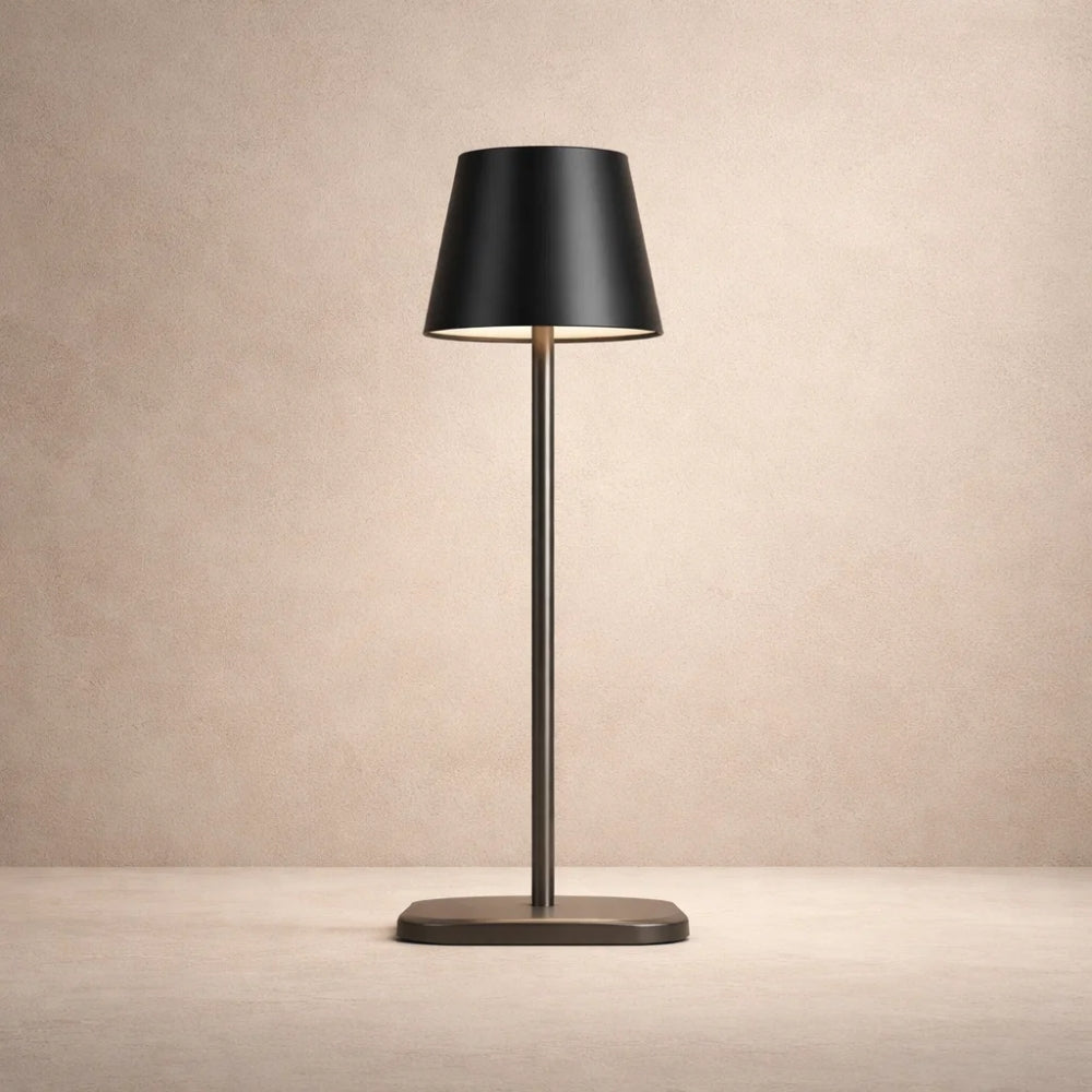 Lampe de Table LED Sans Fil - Élégance Japandi Discrète | Lysora -  |   Delvanie