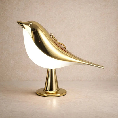 Lampe de Table Sans Fil Rechargeable - Oiseau Sculptural Nomade | Aurelya -  |   Delvanie
