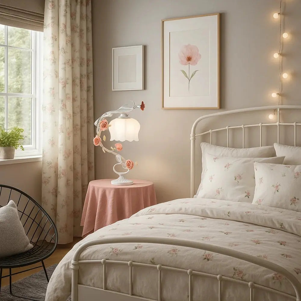 Lampe de Table - Charme Floral | Roselux -  |   Delvanie