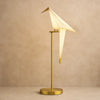 Lampe Design - La lumière perchée | Origami - Lampe de table |   Delvanie