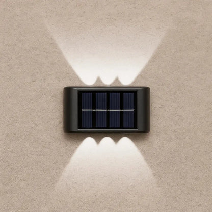 Applique Extérieur Solaire - Charme de Nuit | Lumora - Lumière blanche |   Delvanie