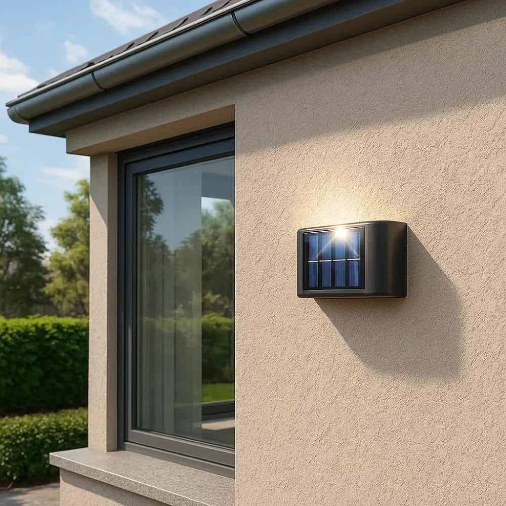 Applique Extérieur Solaire - Charme de Nuit | Lumora -  |   Delvanie