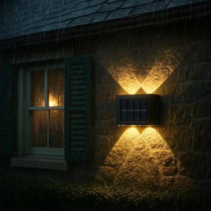 Applique Extérieur Solaire - Charme de Nuit | Lumora -  |   Delvanie