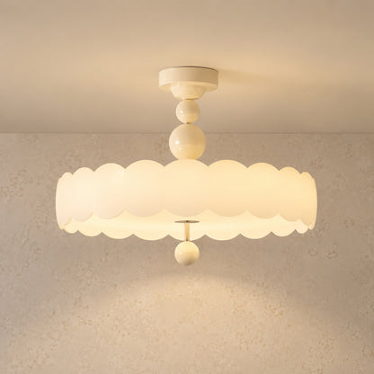 Lampe Plafonnier LED - Nuage Crème Doux | Nuvella