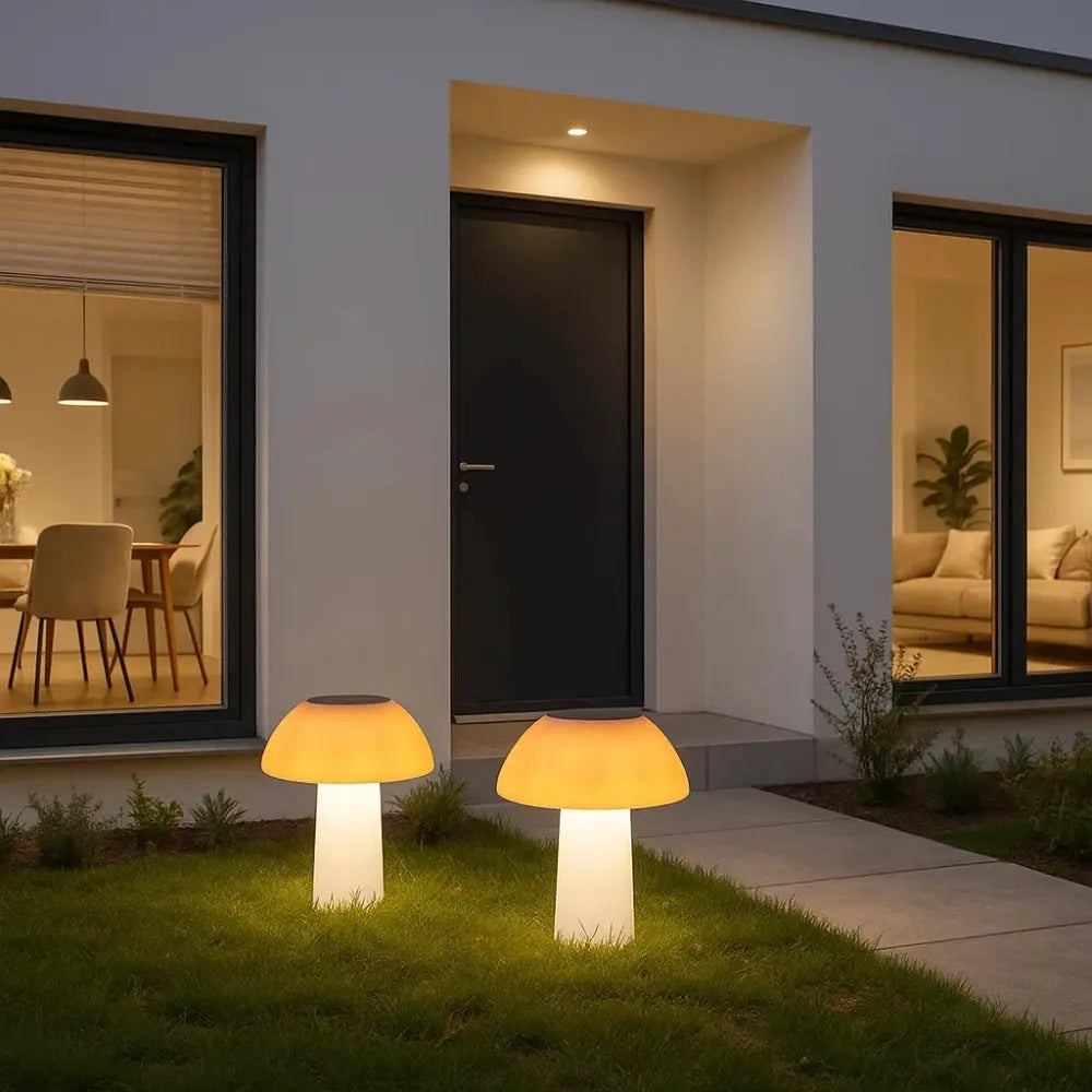 Lampe Jardin Solaire - Champignon Magique Lumineux | Mycelya -  |   Delvanie