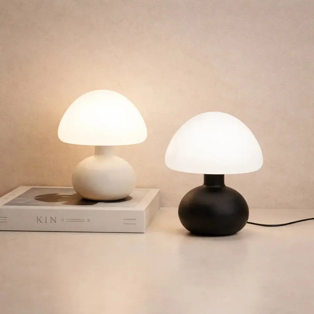 Paddenstoel Nachtlamp - Halo Velours | Lumisca