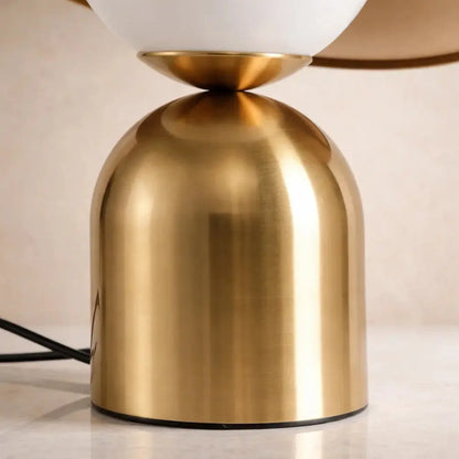 Vintage Champignonlamp - Gouden verlichte Dôme | Mycaria