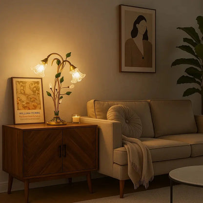 Lampe Fleur - Fleur Cristal Vintage | Floréline -  |   Delvanie