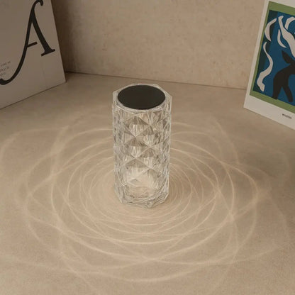 Lampe de Table en Cristal Rose Élégance Chic | Solvyn -  |   Delvanie