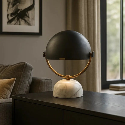 Lampe De Chevet Moderne - Sculpture Marbre Apaisante | Marvella -  |   Delvanie