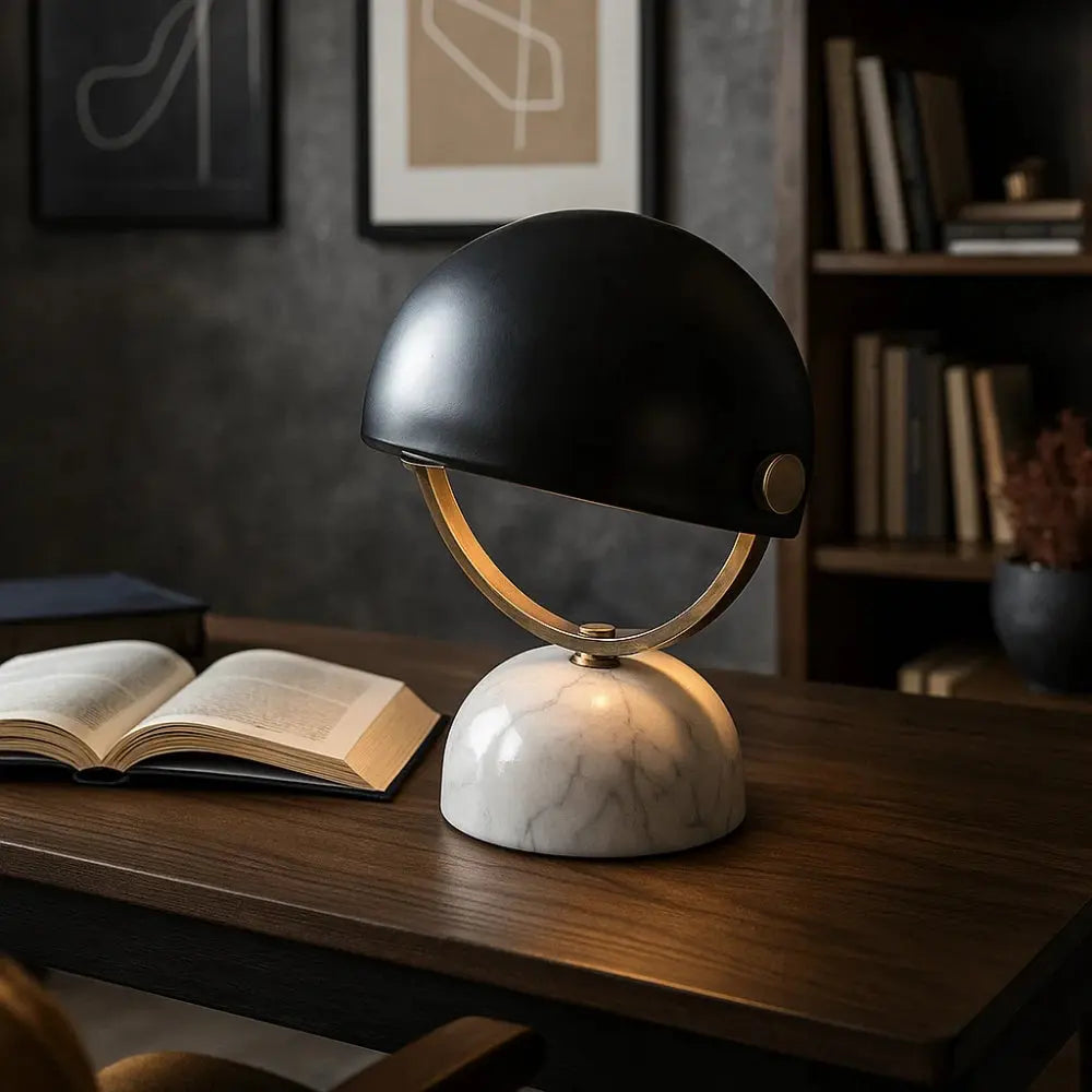 Lampe De Chevet Moderne - Sculpture Marbre Apaisante | Marvella -  |   Delvanie