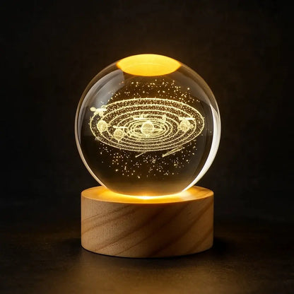 Lampe de Chevet Enfant - Ambiance Magique | Starli - Système solaire |   Delvanie