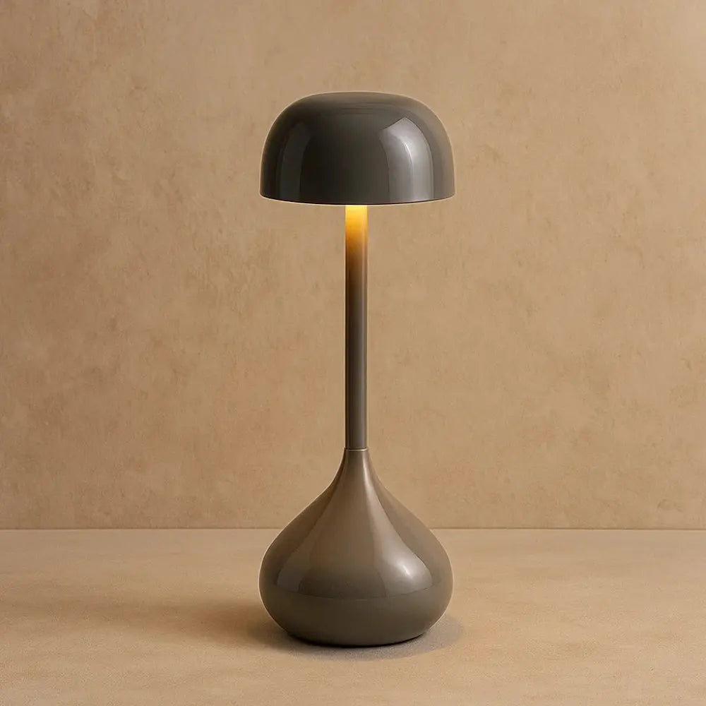 Lampe de Bureau LED - Champi Lumineux | Mushara - Gris |   Delvanie