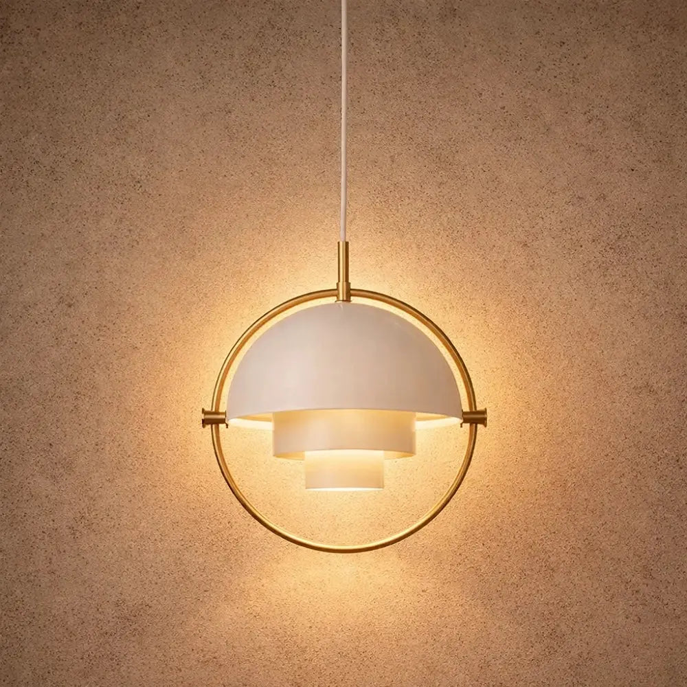 Lampes Suspensions - Dôme Pivotant Doré | Lunvex -  Suspension luminaire Delvanie