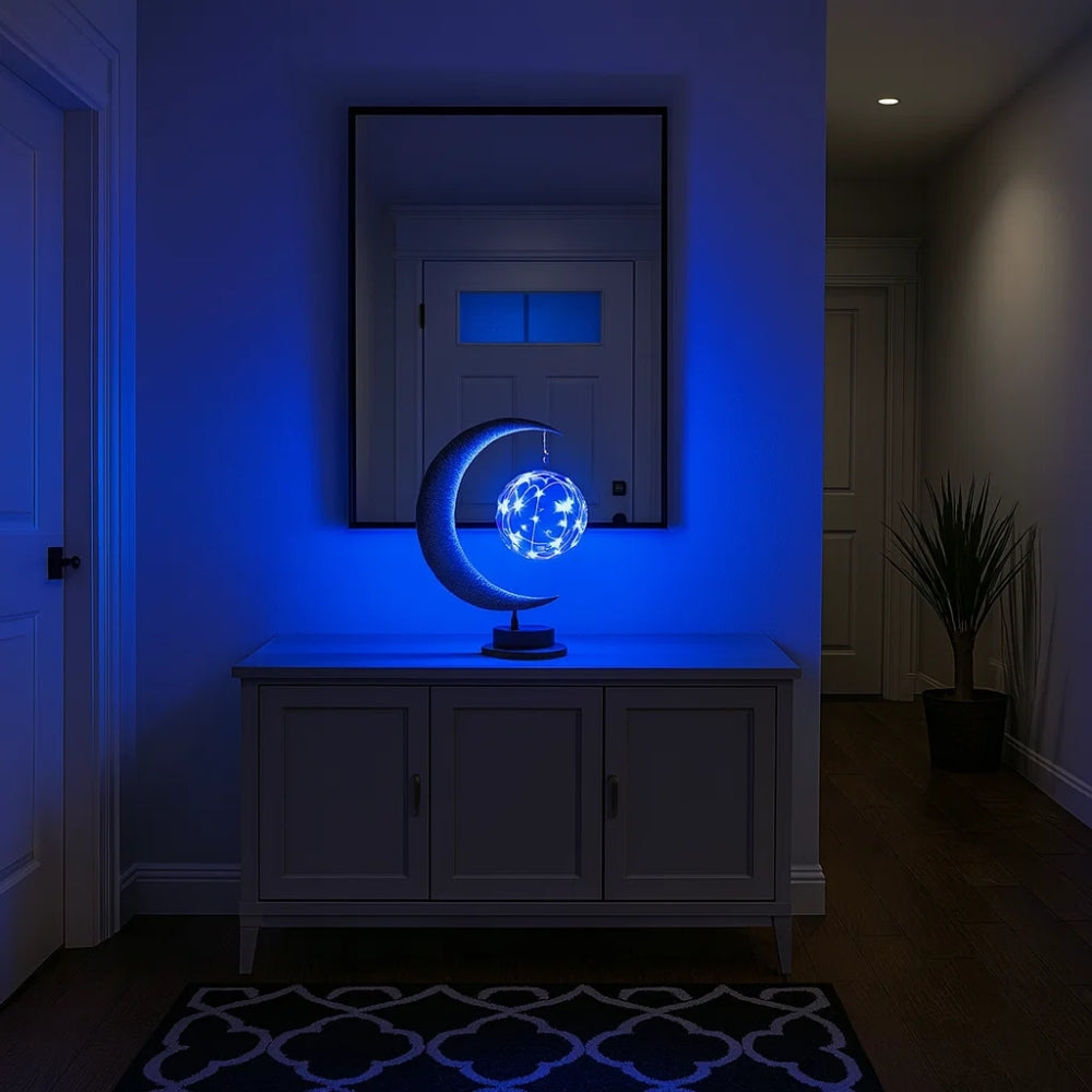 Lampes de Chevet - Lune de Verre Enchantée | Célyna -  |   Delvanie