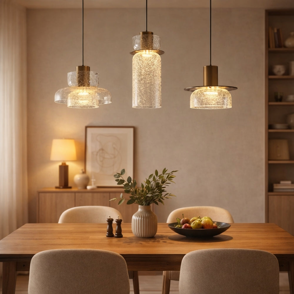 Hanglampen - Gescheurd Glas Gloed | Fissoryn