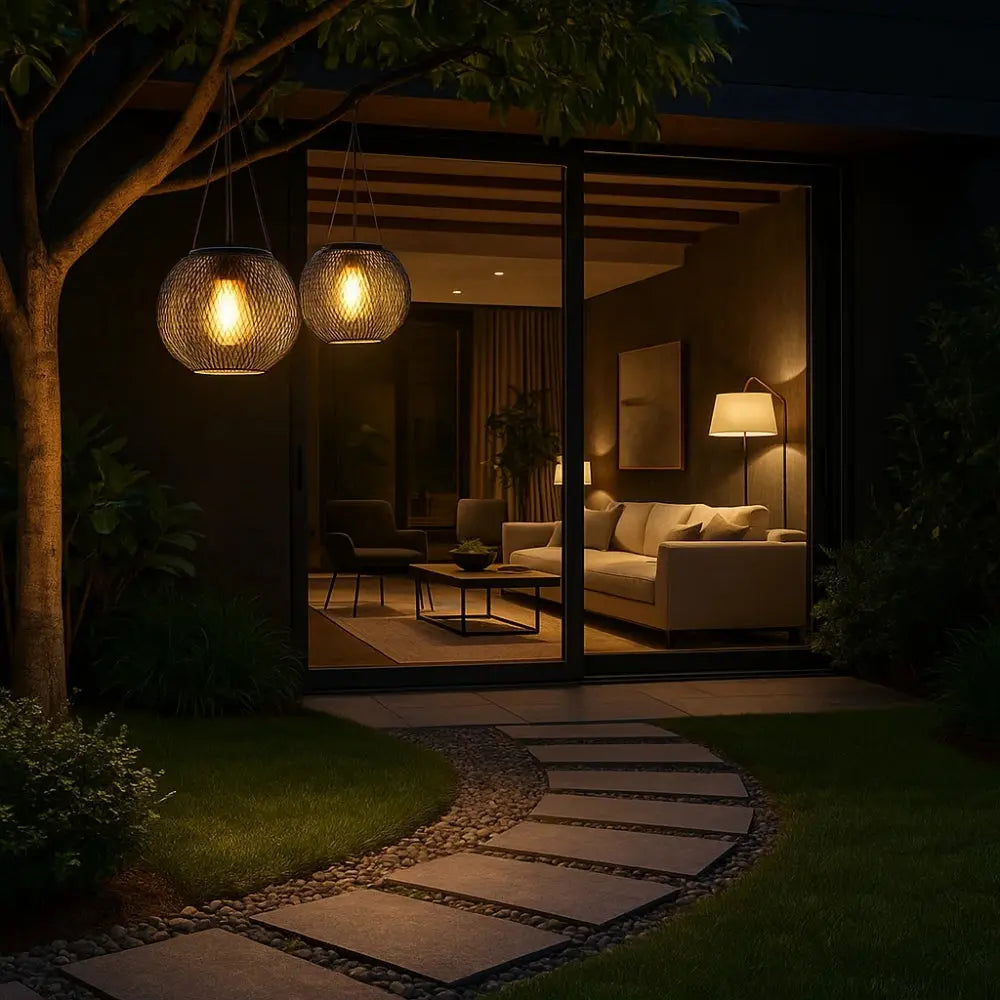 Lanterne Exterieur Suspendu - Halo Tressé | Ortinyx -  |   Delvanie