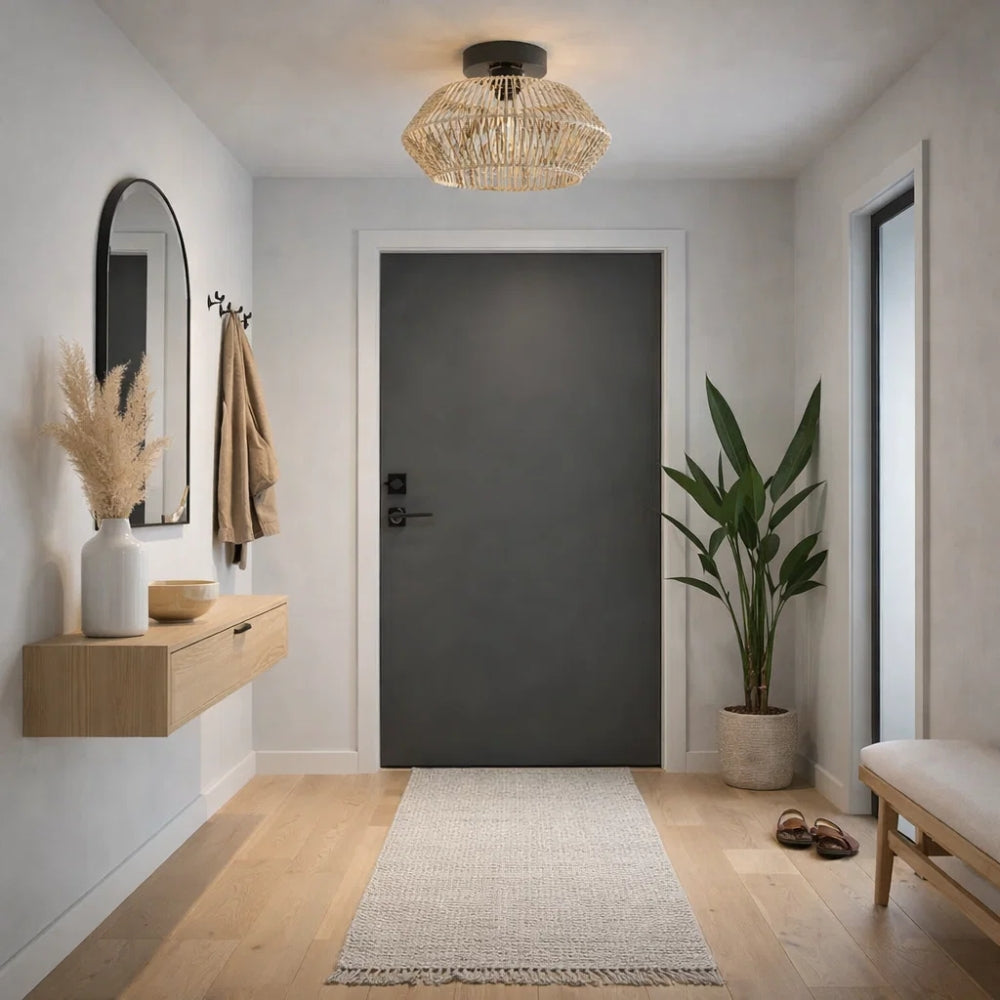 Led Plafonnier - Tissage Bohème Lumineux | Calenya -  |   Delvanie