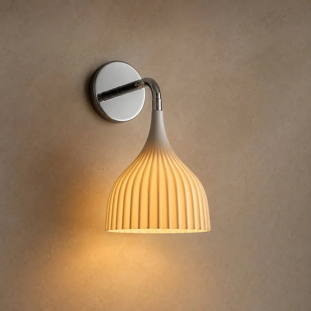 Lumière Applique Murale - Voile Crème Italien | Crémya -  Applique murale Delvanie