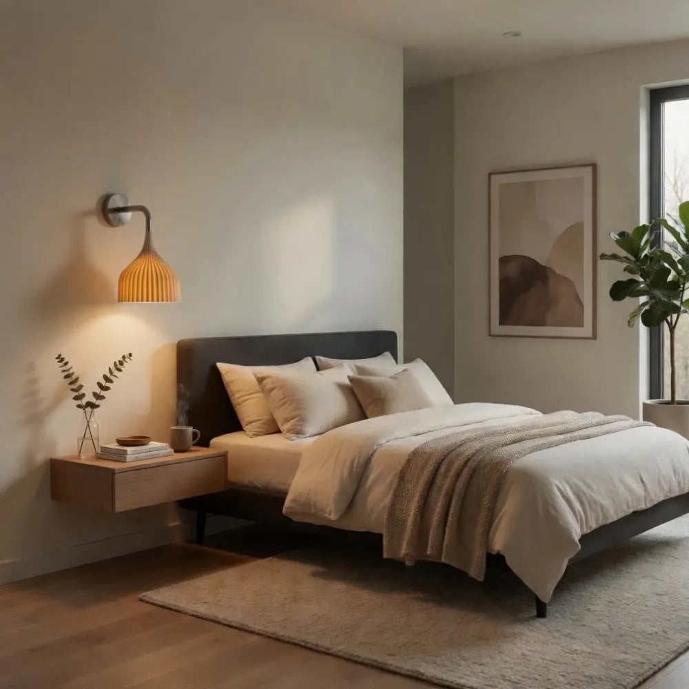 Lumière Applique Murale - Voile Crème Italien | Crémya -  Applique murale Delvanie